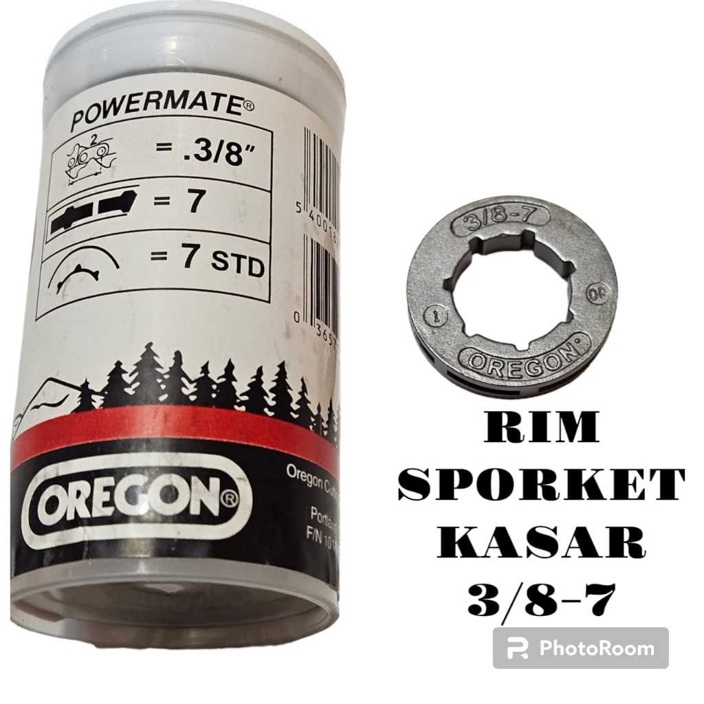 

OREGON Rim cincin sporket mesin chainsaw senso sinso mini 5200 5500 5800 528 628 325-7 3/8-7 harga 1 buah amplas
