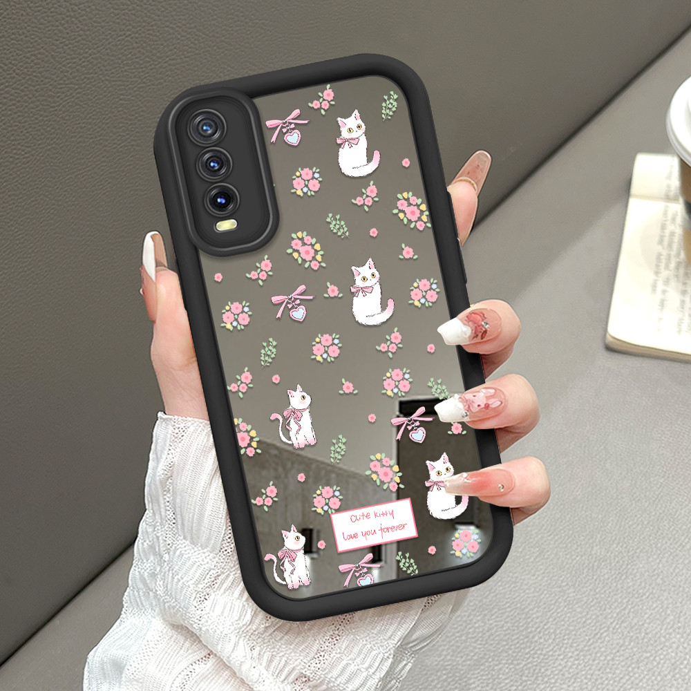 Casing Hp Untuk Vivo Y20i Y20S Y12S Y20 2021 Y20SG Y12A Cermin Softcase Case Phone Kesing 8365 JZ