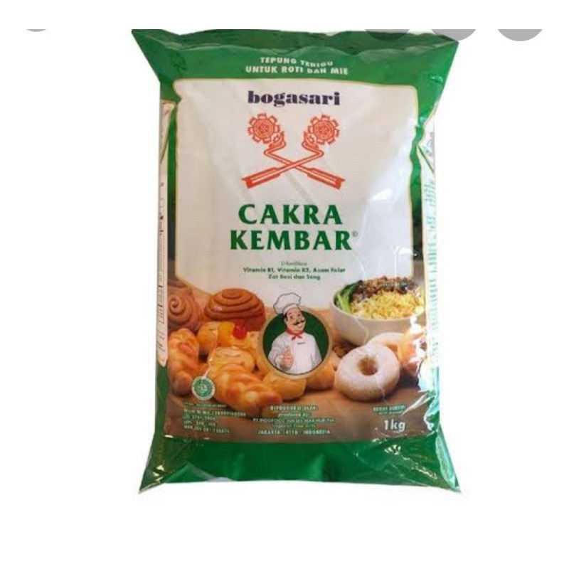 

Tepung Cakra Kembar kemasan 1 kg - BON