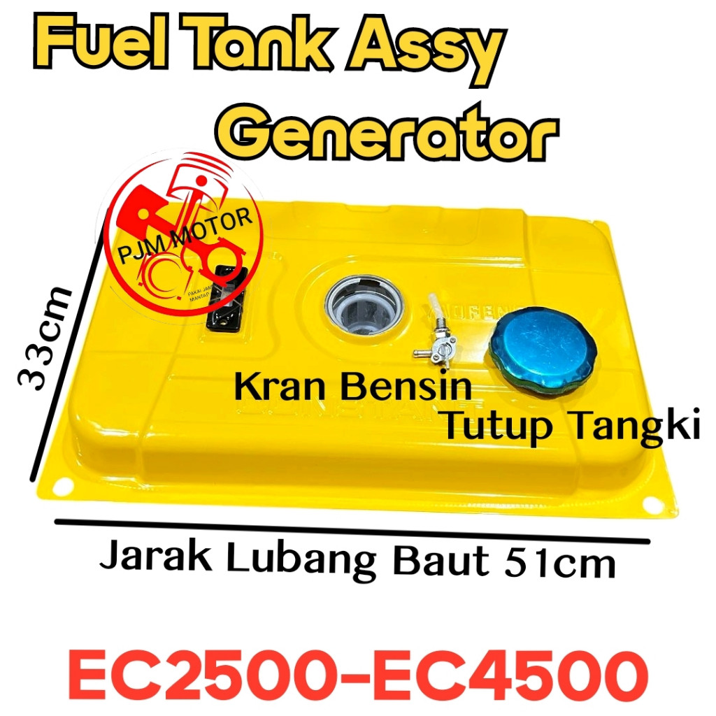 

Fuel Tank Tangki minyak Tangki Bensin Mesin Genset 3kw 4kw 2500watt 3000watt 4000watt amplas