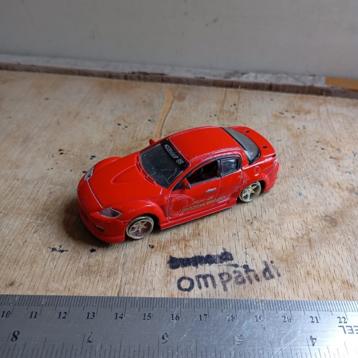 ZS34 diecast mobil Mazda RX 8 minus