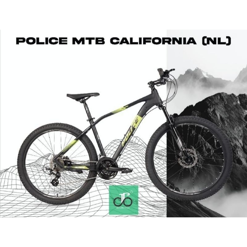 Sepeda MTB 27.5" Police California NL (Alloy, 27speed, rem hydrolic) by Element