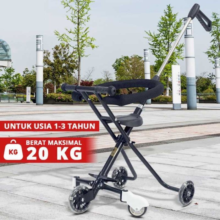 Exotic Lw-008 Baby Stroller | Kereta Dorong Anak Bayi Balita Roda 3