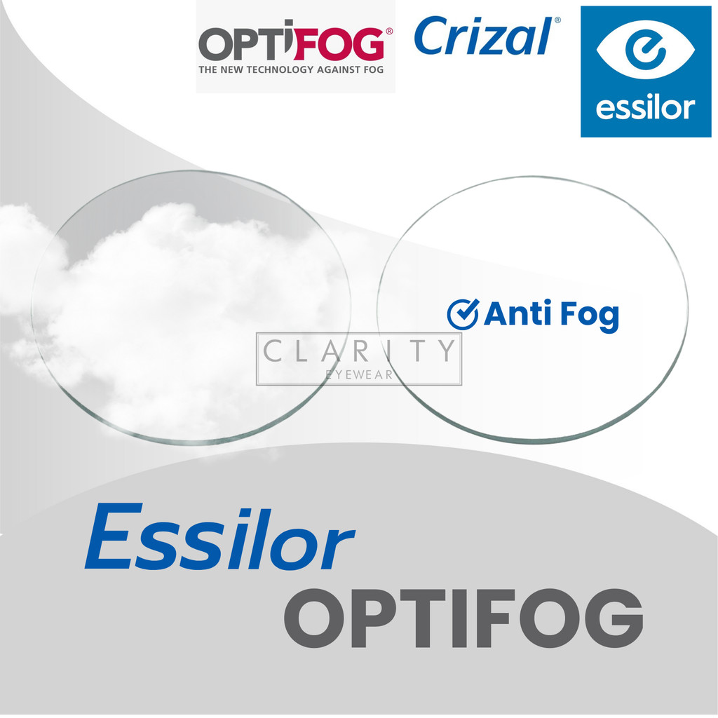 ESSILOR OPTIFOG / Lensa Essilor Anti Fog Anti Embun