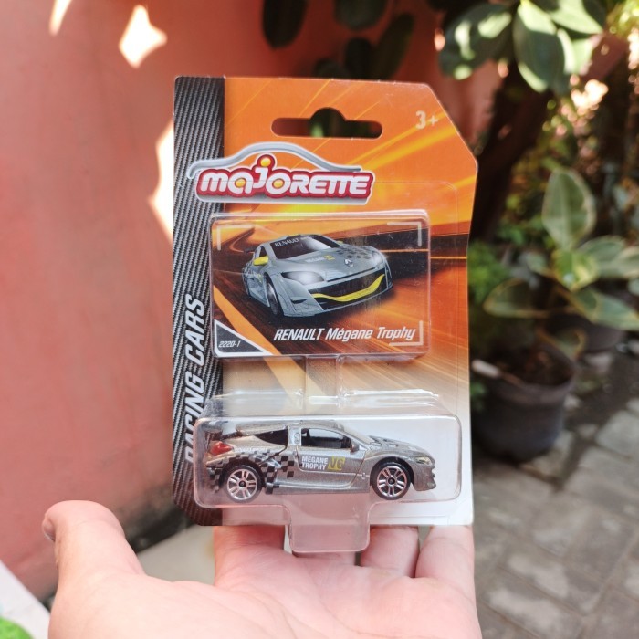 Majorette Renault Megane Trophy WRC Racing Car Grey Miniatur Mainan Diecast