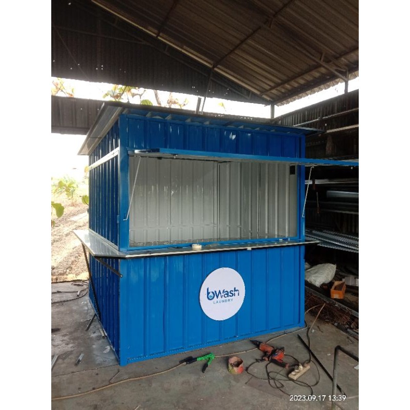 Both Container Both Jualan, Kios Portable Warung Kekinian