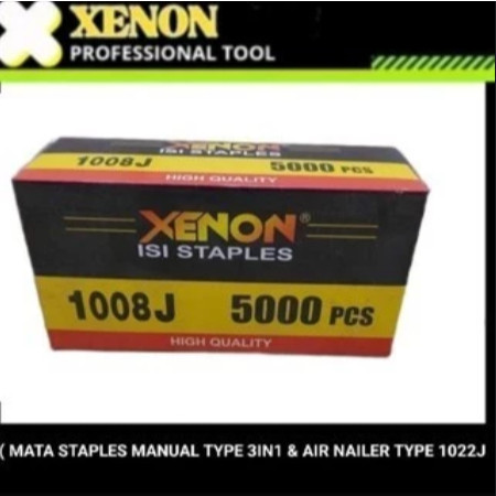 

Xenon mata staples ( buat staples manual type 3in1 & air nailer type 1022J )