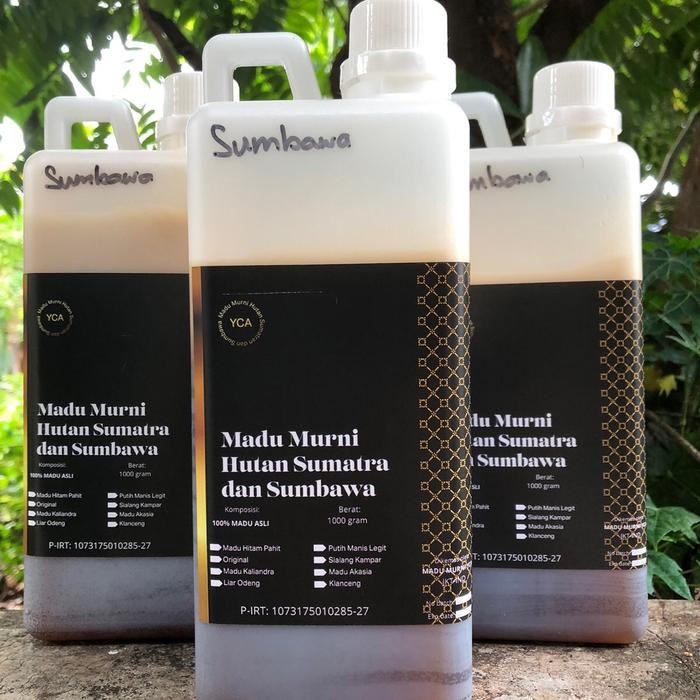 

Madu huta liar sumbawa asli murni 1kg honey - Kemasan jerigen, Madu hitam pahit