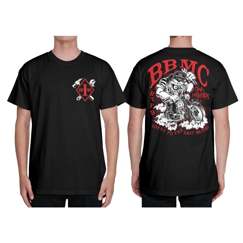 [COD] T-Shirt 2025 Oversize baju kaos skena cowok BBMC Oversize Tren Modis Cotton