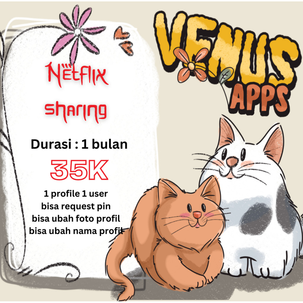 Netflix Sharing 1 Bulan
