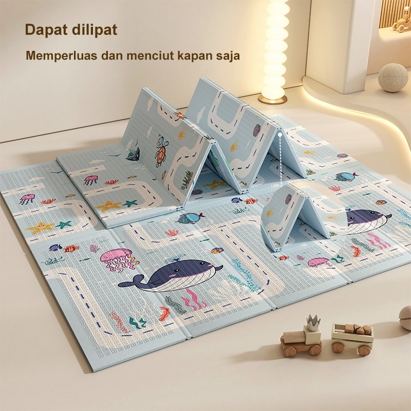 Viral !!! Playmat Bayi / Karpet Lipat Anak / Karpet Anak / Karpet Main Anak / Karpet Lantai Bayi /