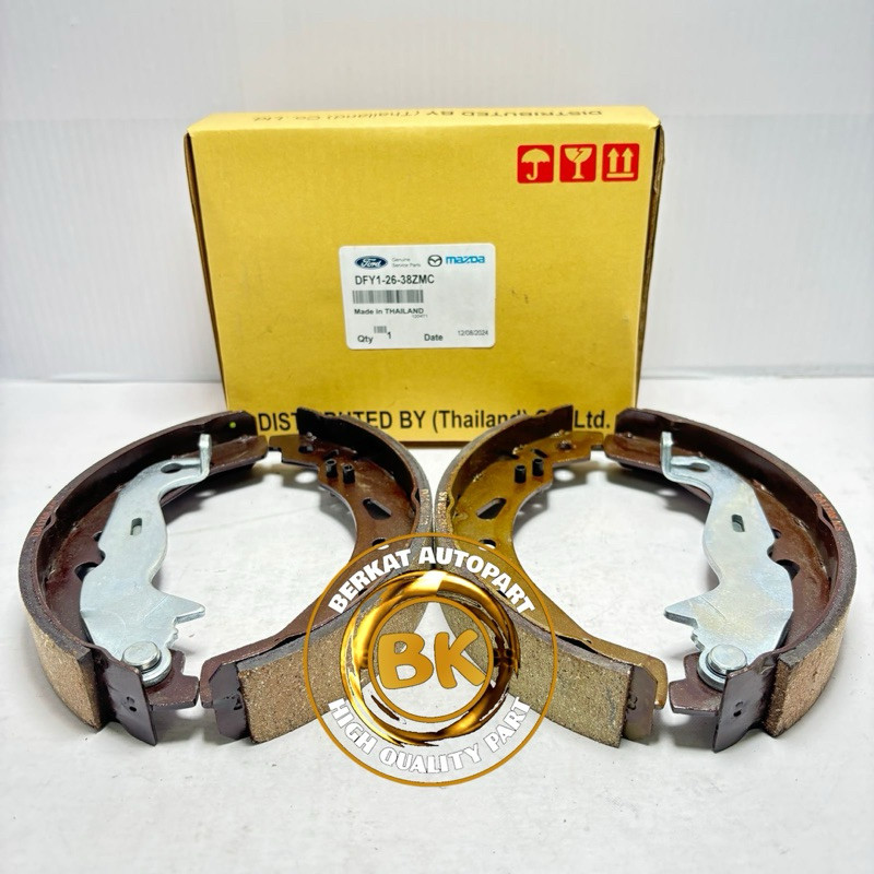 KAMPAS REM BELAKANG MAZDA2 MAZDA 2 THAILAND BRAKE SHOE RR REAR