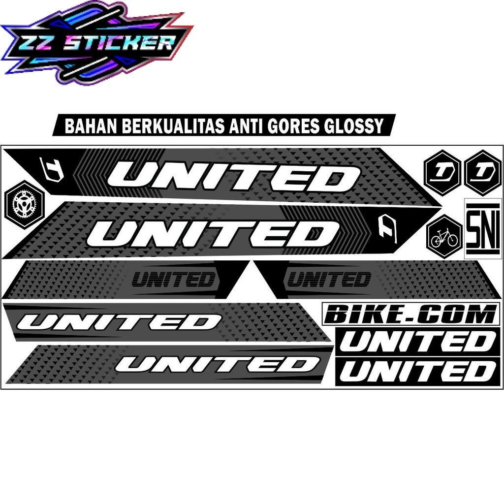 STICKER BMX SEPEDA STRIPING UNITED