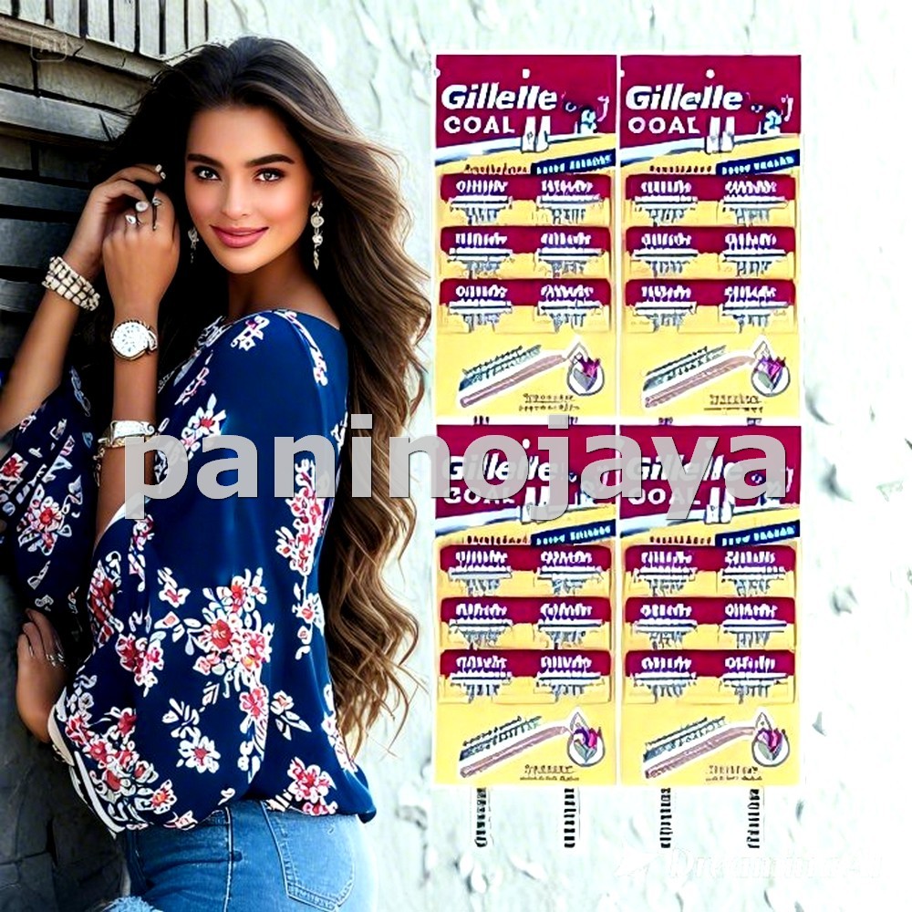 GILLETTE GOAL II - ALAT CUKUR KUMIS JENGGOT