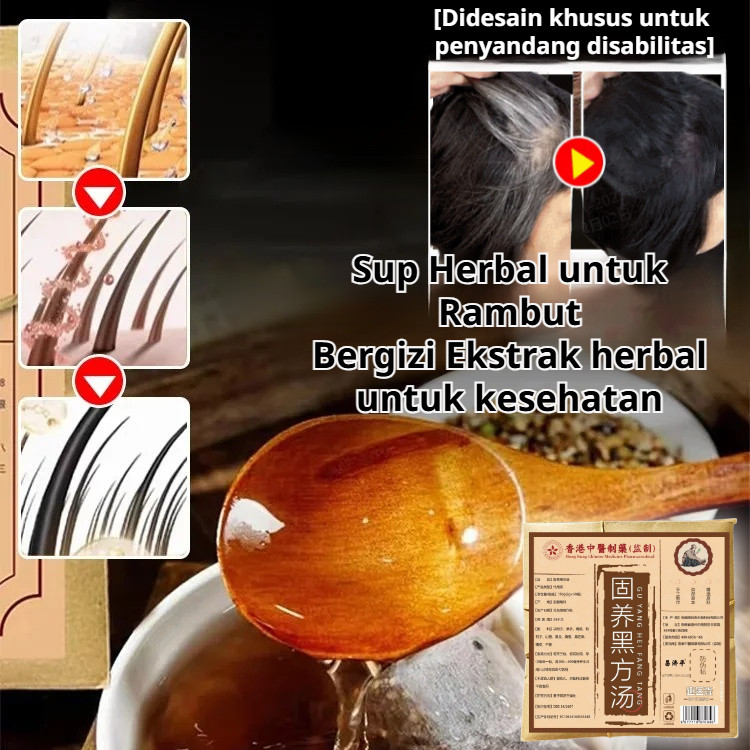 

[Obral Panas/COD]Teh Hei Fang/Hair Revive Tea Teh untuk Menyehatkan Akar Rambut Mengurangi Uban Melebatkan Rambut/Ramuan Herbal Hitam Alami Teh Penumbuh Rambut Tebal Jamu Anti Rambut Putih Dini Perawatan Rambut Rontok Bahan Organik Cocok untuk Pria Wanita