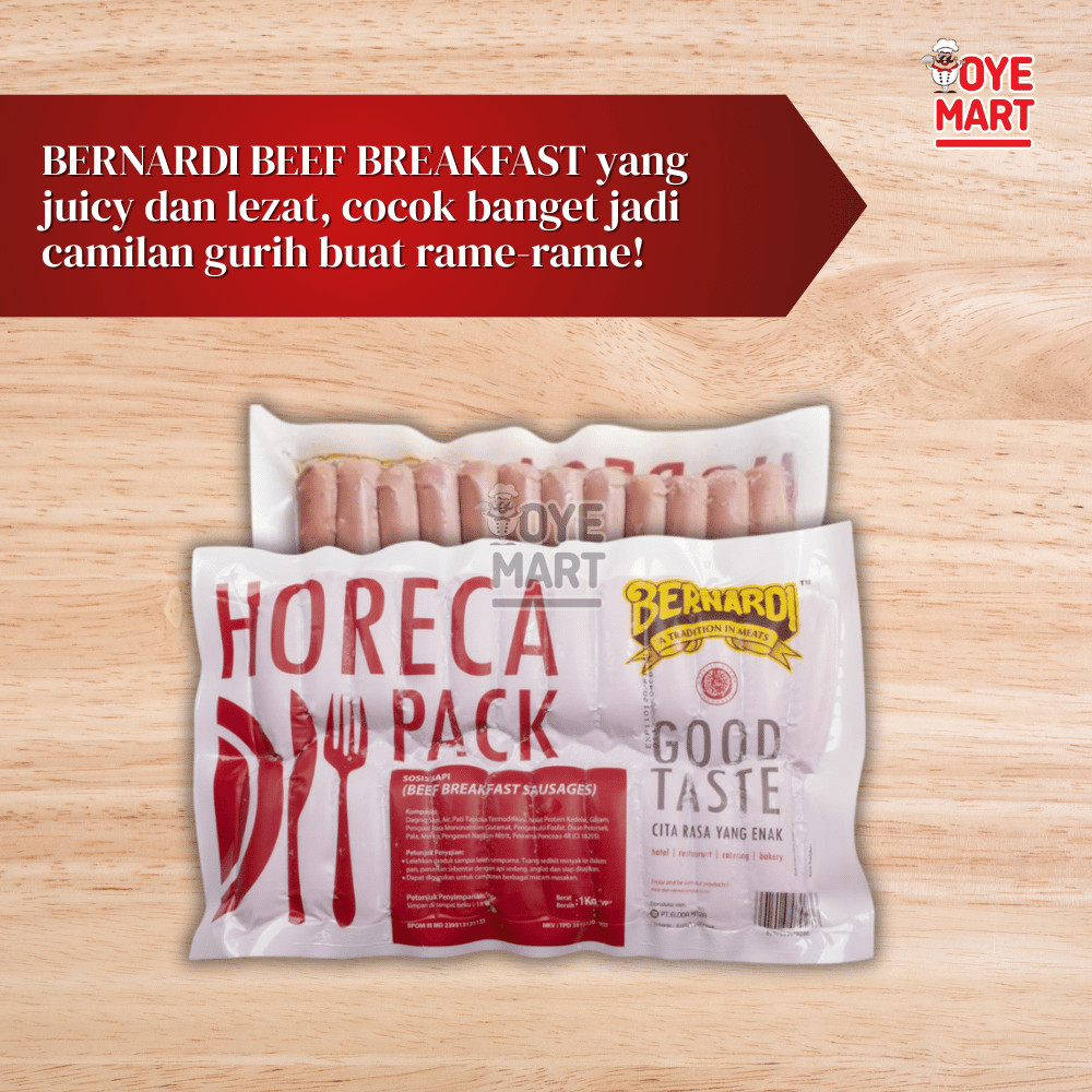 

JUN Bernardi Horeca Beef Breakfast VP 1kg