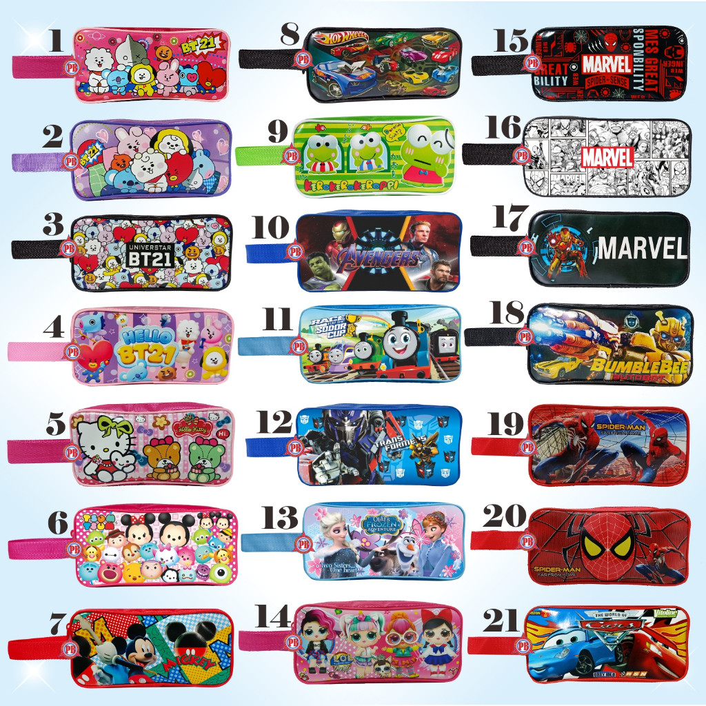 

6.6 Tempat Pensil Anak Karakter Bahan Import Kualitas Premium