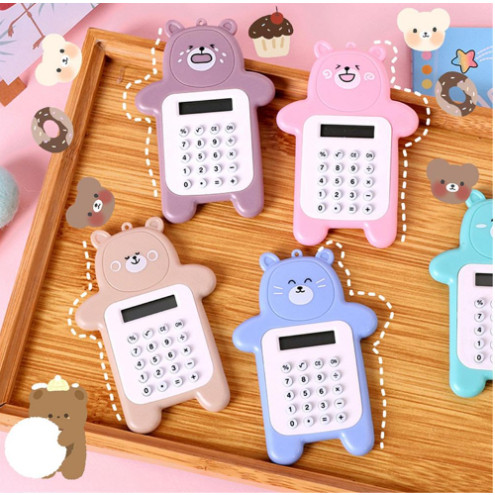

Calculator Mini Portable Motif Bear Kalkulator Portable Mini Beruang Kalkulator Unik Kalkulator 8 Digit Mini Portable Kalkulator