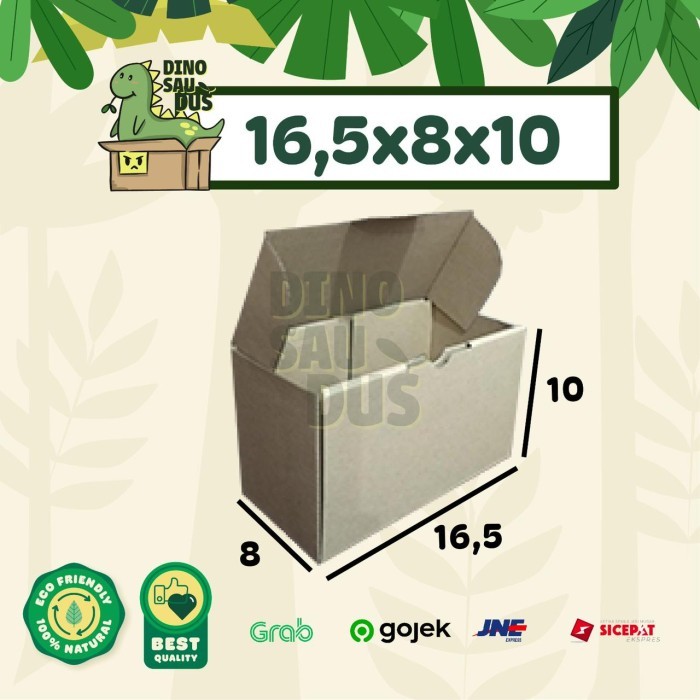 

16,5x8x10 CM KARDUS Pizza Corrugated Packaging Box packing Diecut
