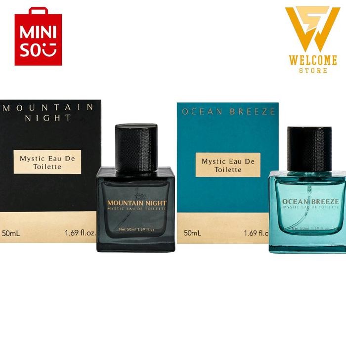 MINISO Perfume Mystic Eau De Toilette (Mountain Night) 50ml Parfum Pria - mountain night