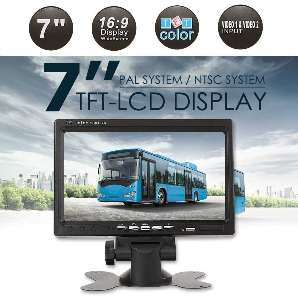 Layar Monitor Mini Mobil Car Digital Display TFT LCD 7 Inch