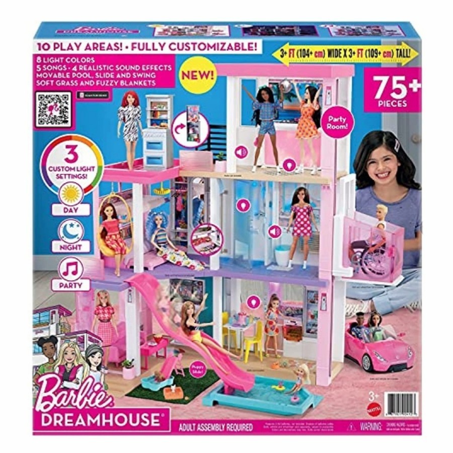 Barbie Dreamhouse Dollhouse Rumah Barbie Dream House - DreamHouse 75+