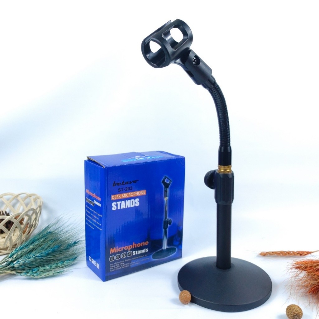 Stand Mic BETAVO ST-203 / stand mic meja / Stand betavo Mic / meja Murah