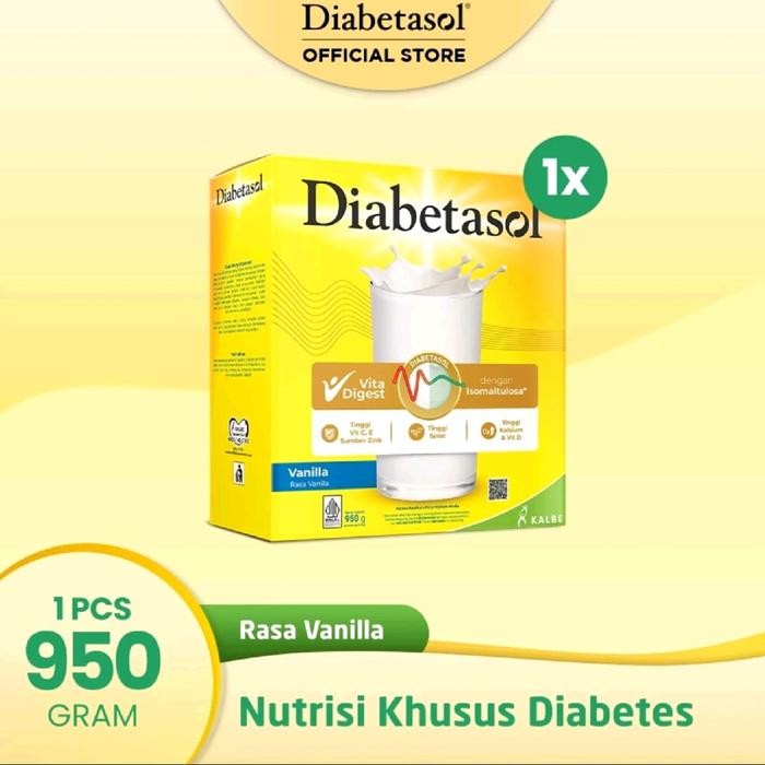 

DIABETASOL VANILA COKLAT 1 KG 1000 GRAM/1KG/1000GR/VANILLA Bebas gula Bebas gula - Vanila