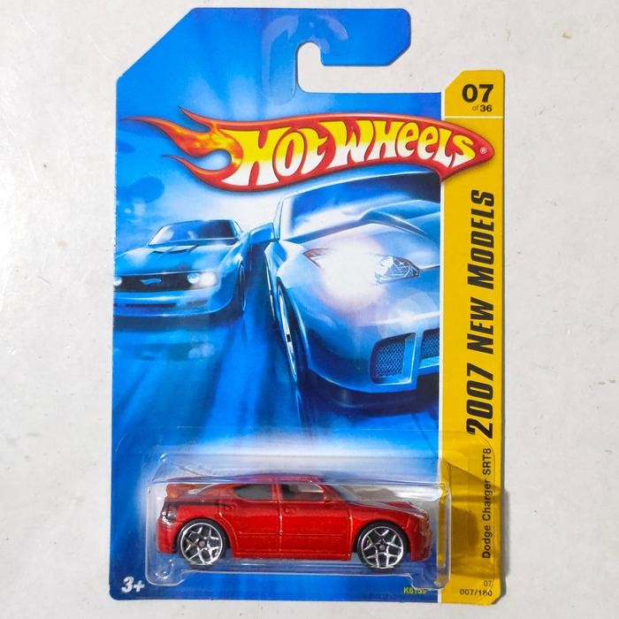 TR99 Hotwheels Hot Wheels Dodge Charger SRT8 SRT 8 merah 2007 New Models
