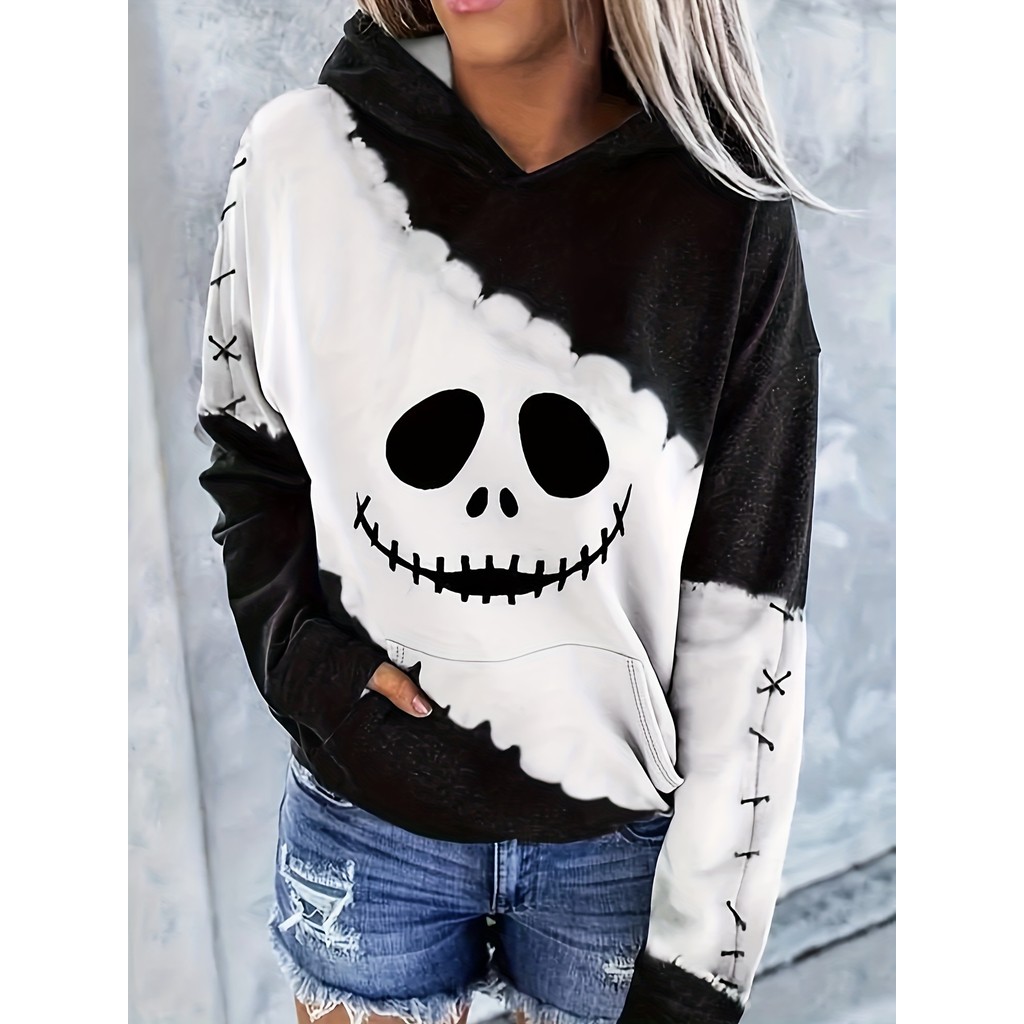 Nightmare Before Christmas Hoodie Men Women Classic Movies Pullover Sweatshirt Vintage Streetwear Fl