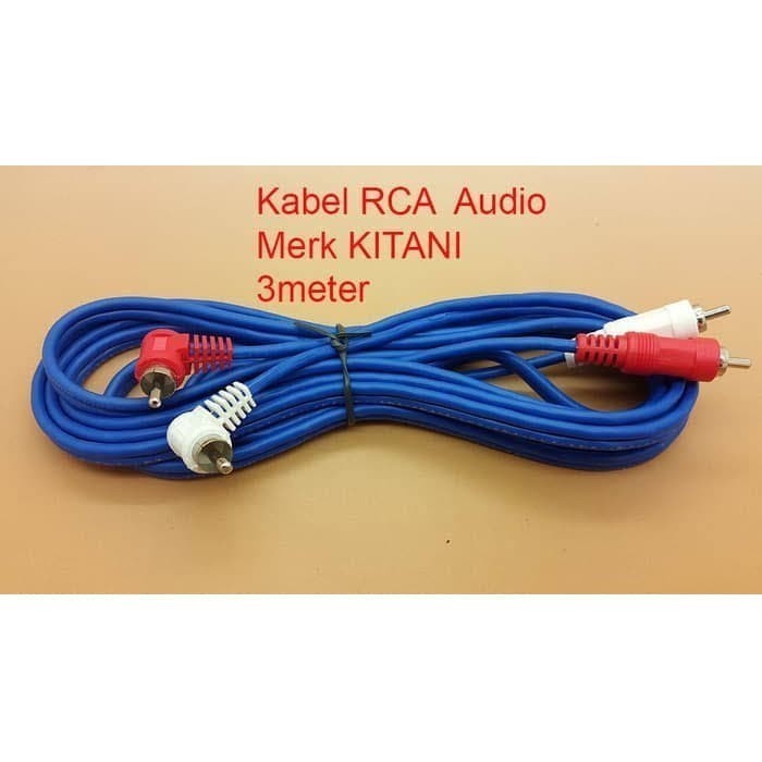 Kabel Audio 2-2 RCA Kitani 3 meter.Kabel Audio 2-2 RCA Kitani 3 meter