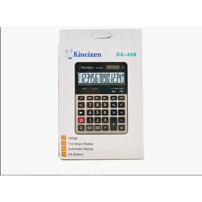 

Kalkulator Besar 14 digit Kincizen DS40B.Kalkulator Besar 14 digit Kincizen DS40B