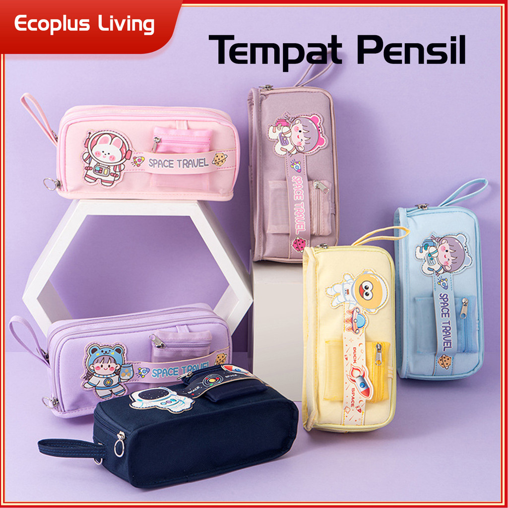 

Pensil Case Premium Space Series Kapasitas Besar Kotak Pensil Perlengkapan Sekolah