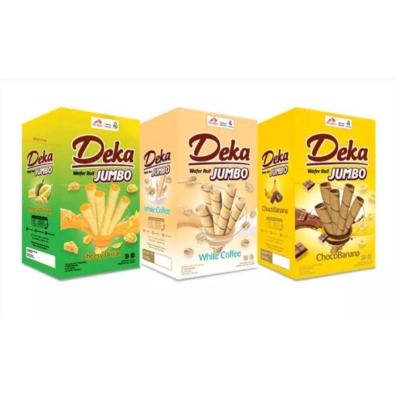 

Deka Wafer Roll Jumbo box (isi 20 pcs x 14gr)