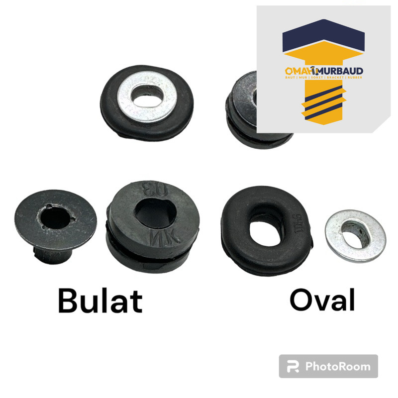 KARET BODY RING OVAL BULAT RUBBER 1 SET KARET DAN RING BOS