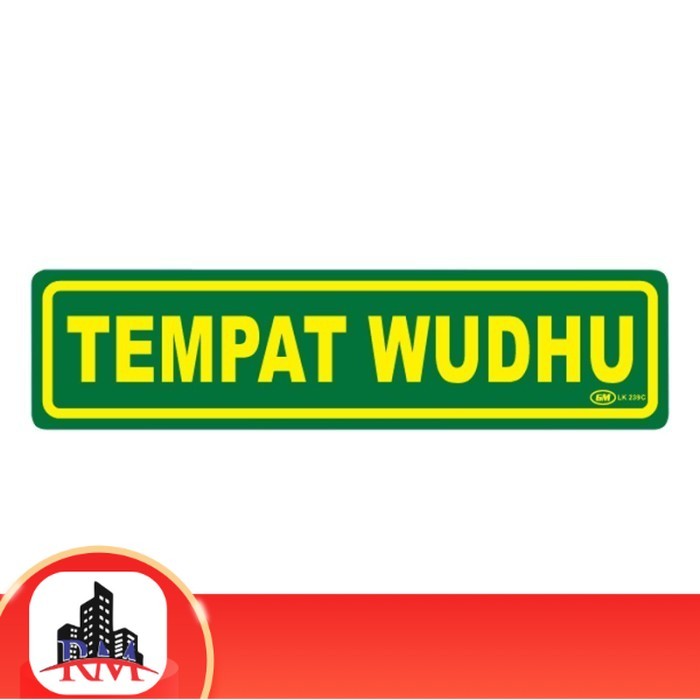 

Papan Tanda / Sign Board / Label Acrylic TEMPAT WUDHU LK 239 C