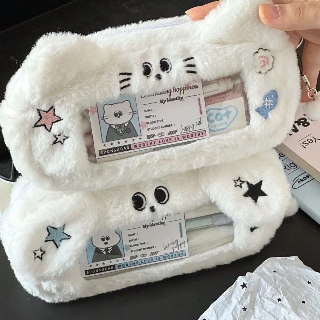 

Ready Tempat pensil berkapasitas besar / kotak alat tulis anak yang indah / tas penyimpanan kosmetik anak perempuan/Perlengkapan Sekolah Tas Pensil Mewah