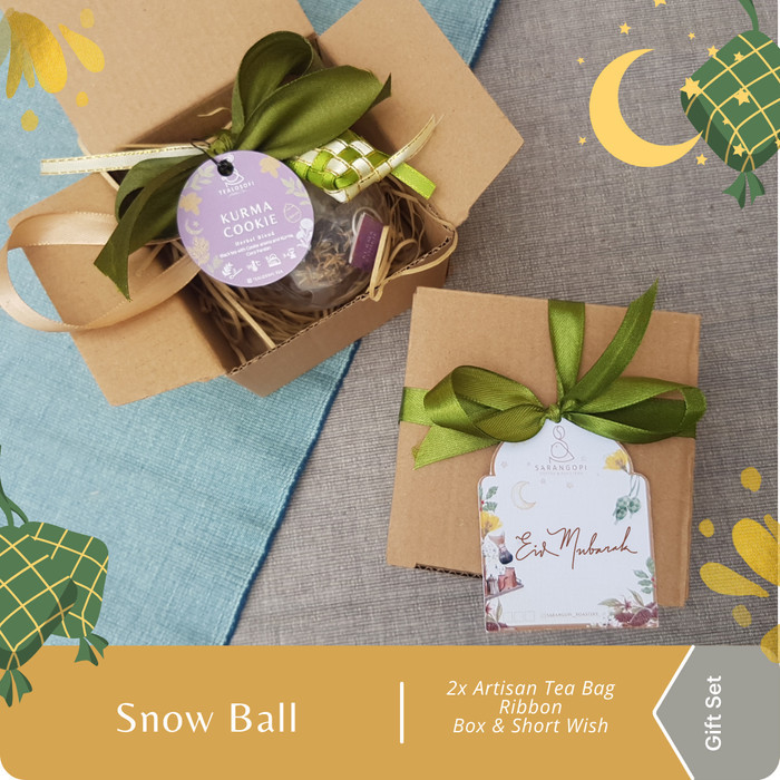 

[Best Seller] Snow Ball Tealosofi - Souvenir Gift Wedding Hampers Christmas Birthday - StrawberryCrack