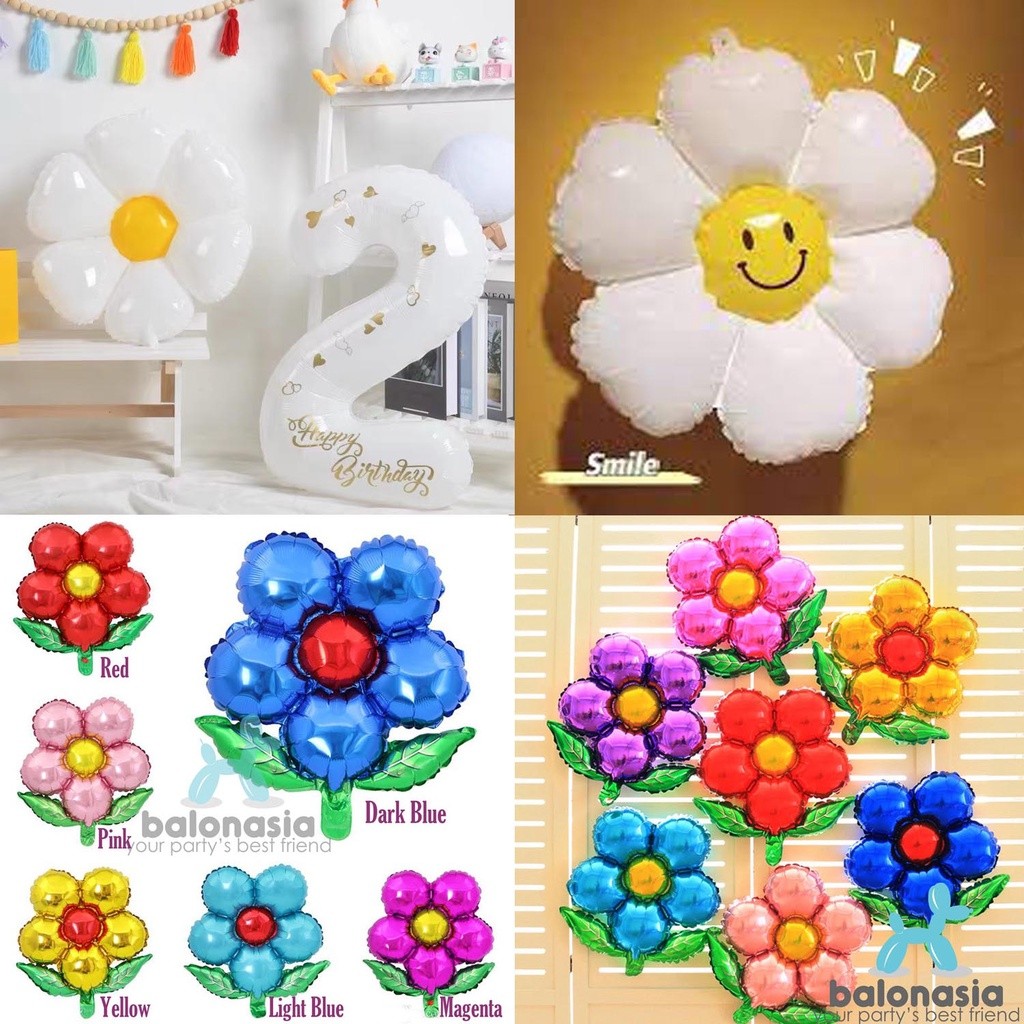 Balonasia Flower Foil / Balon Foil Bunga