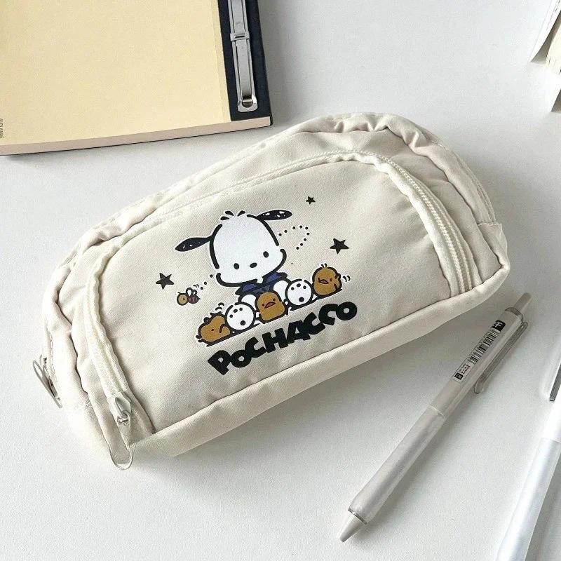 

Pochacco Sanrio Kawaii Pen Bag - Large Capacity, Cute Cartoon Student Pencil Case, Ideal Gift for Stationery & Cosmetics Storage