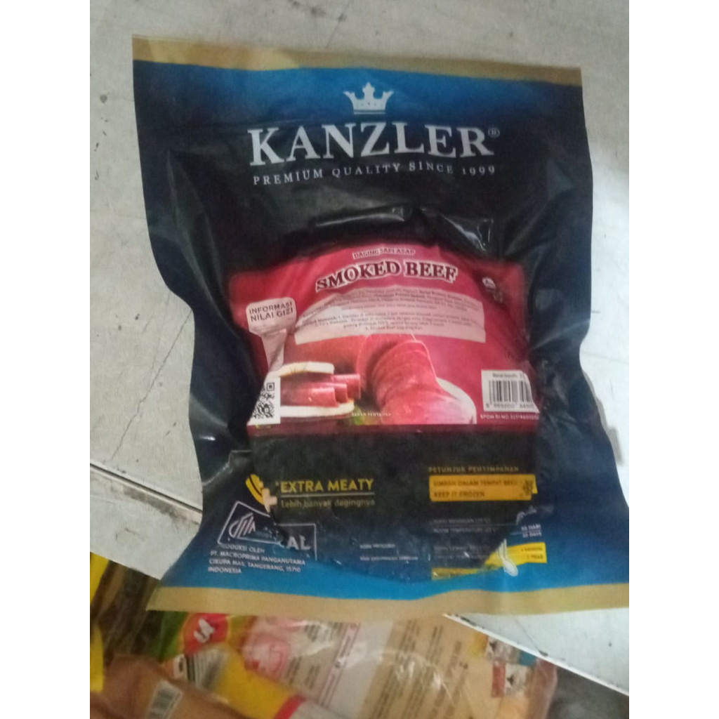 

Kanzler Smoked Beef Round 250 gr PCS