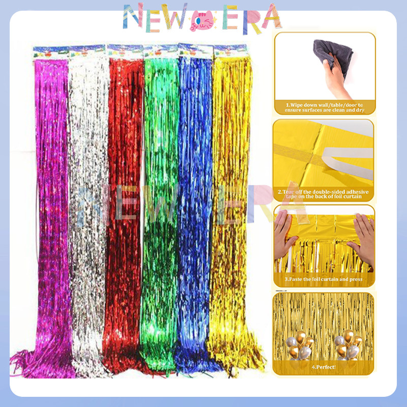 Tirai Rumbai UlangTahun / Tirai Rumbai Dekorasi Ulang Tahun