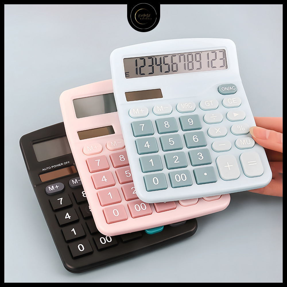 

EM Kalkulator Meja layar 12 Digit Solar Power DX-837B