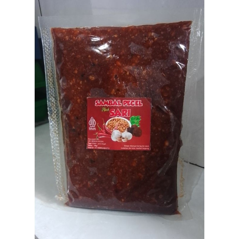 

FJM-02 250 gram sambal pecel bumbu pecel tanpa bahan pengawet ___