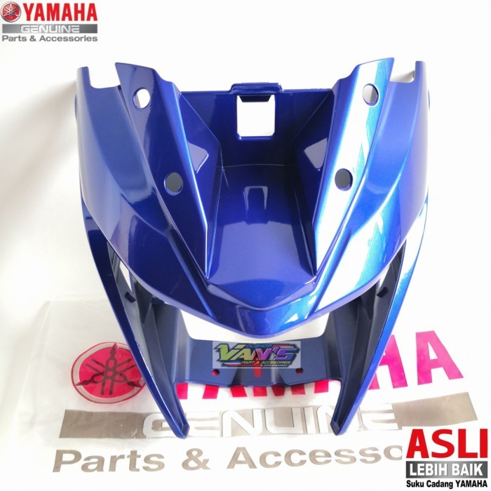 Cover Headlamp New Vixion 2017 & Vixion R Original Yamaha Genuine Part - BIRU GLOSSY berkualitas