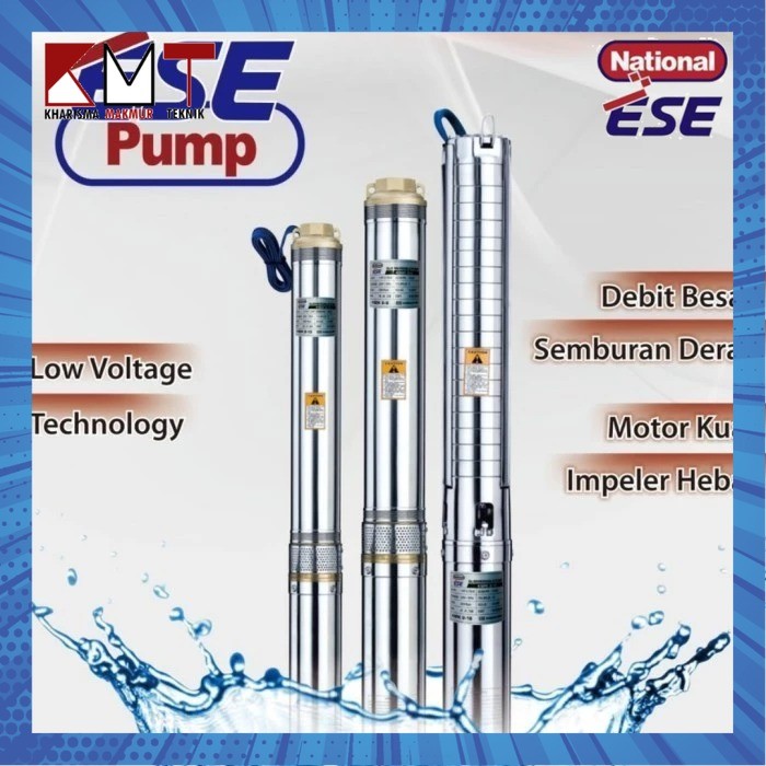 POMPA SUBMERSIBLE / POMPA SATELIT / SUBMERSIBLE PUMP 2.5" SDK 0.5 HP ESE NATIONAL