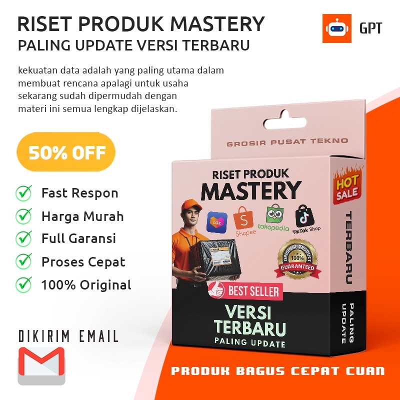 Riset Produk Mastery - Rahasia Cepat Temukan Produk Berpotensi Cuan!