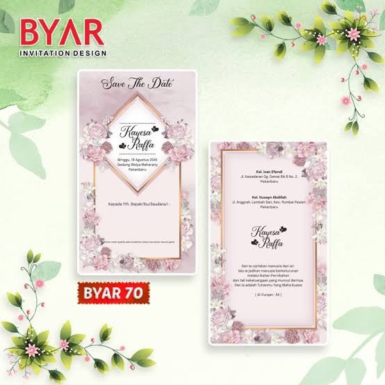 Terbaru Blabgko Undangan Byar 70 Termurah