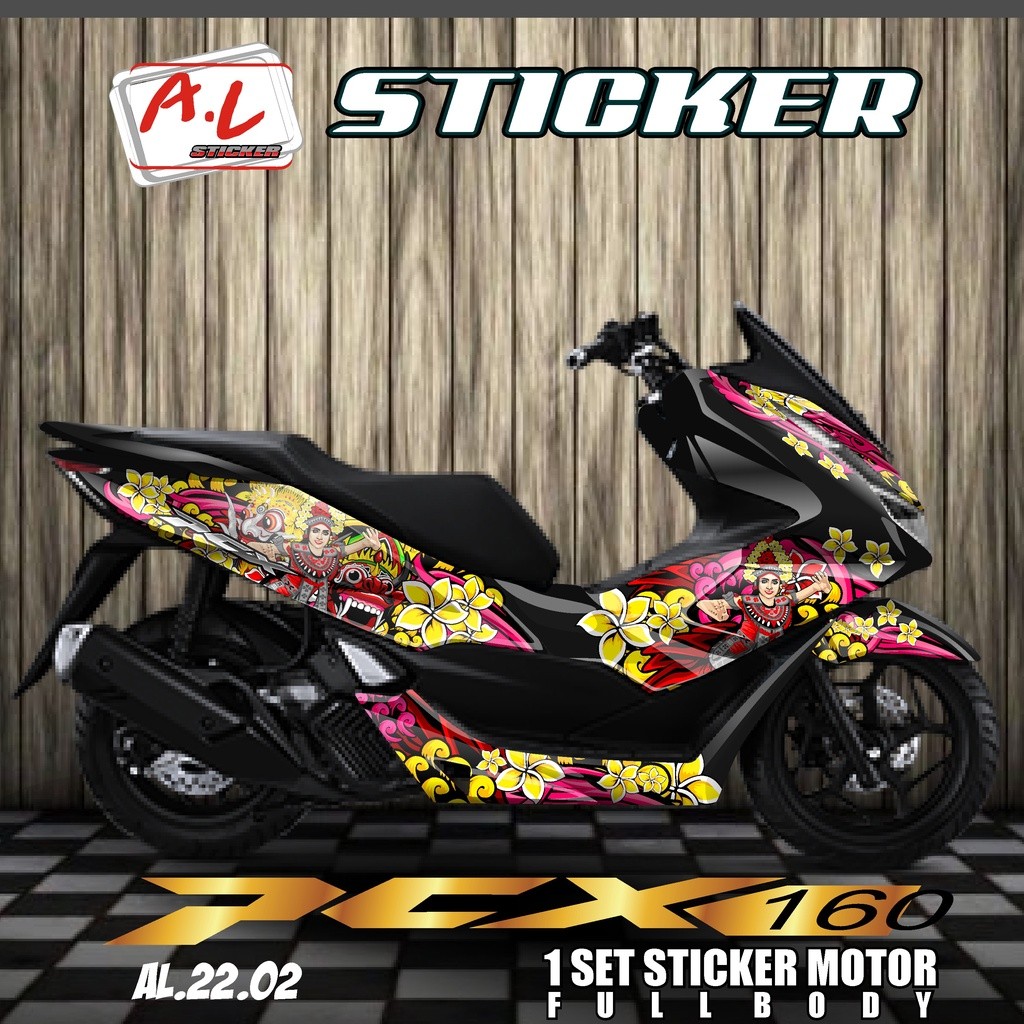 COD Decal DECAL Sticker Honda PCX 160 2021 Fullbody - Dekal All New PCX160 DESAIN one piece TERBARU 
