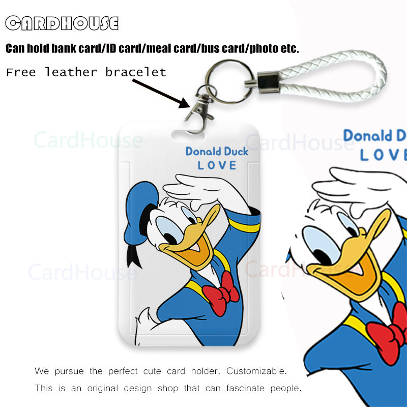

( CardHouse ) INS ID CARD HOLDER Kartun Lucu Donald Bebek LT53 Tempat Kartu Photocard Photo Card